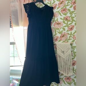 Girls Black dress 10/12